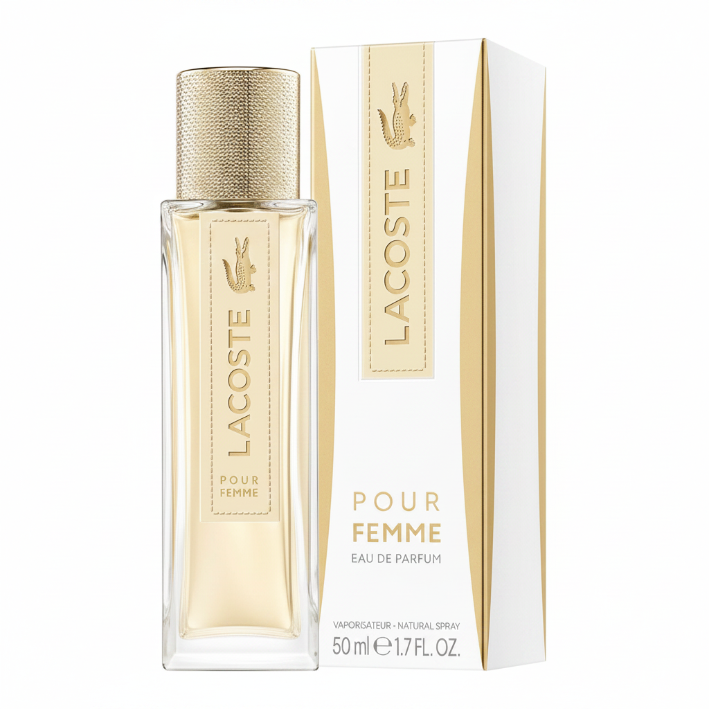 Lacoste Pour Femme - Fondo Blanco
