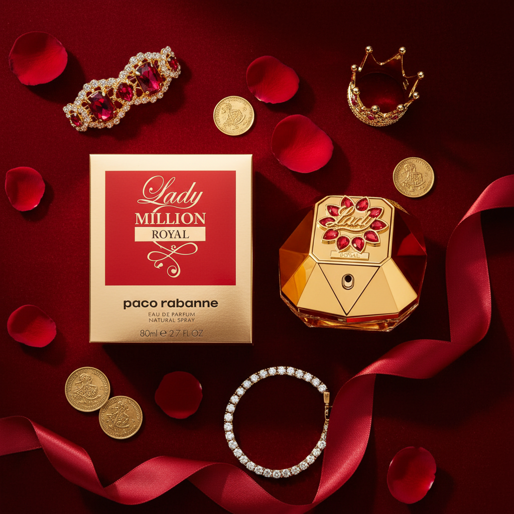 Lady Million Royal - Flat lay