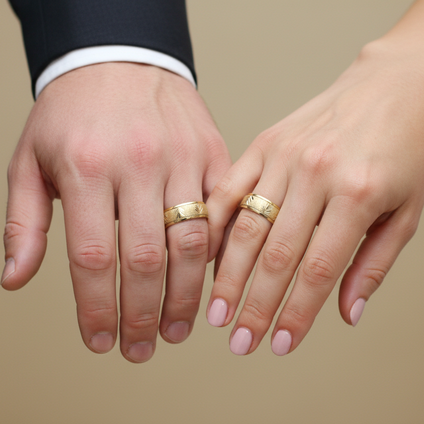 Manos completas mostrándose con anillos
