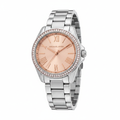 Michael Kors plata cristales - fondo blanco