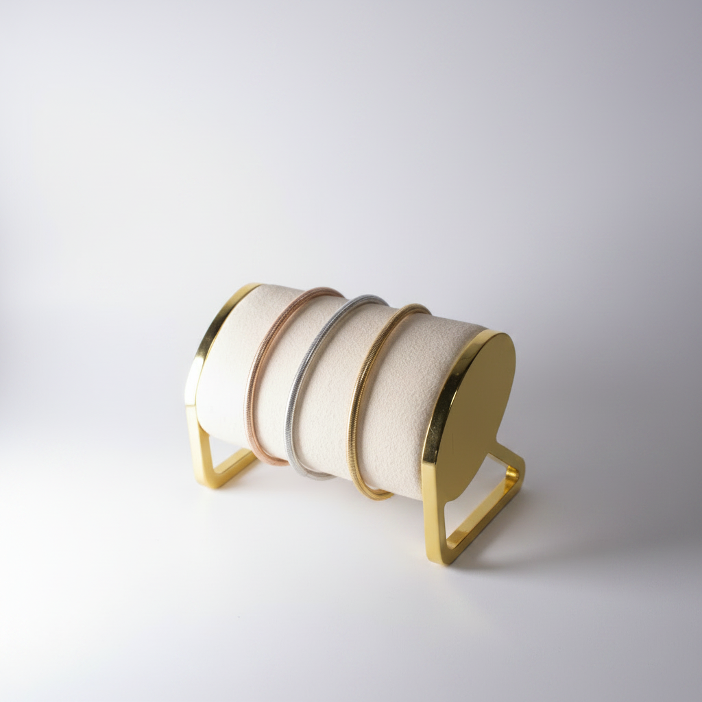 Pulsera 3 oros - fondo plano infinito