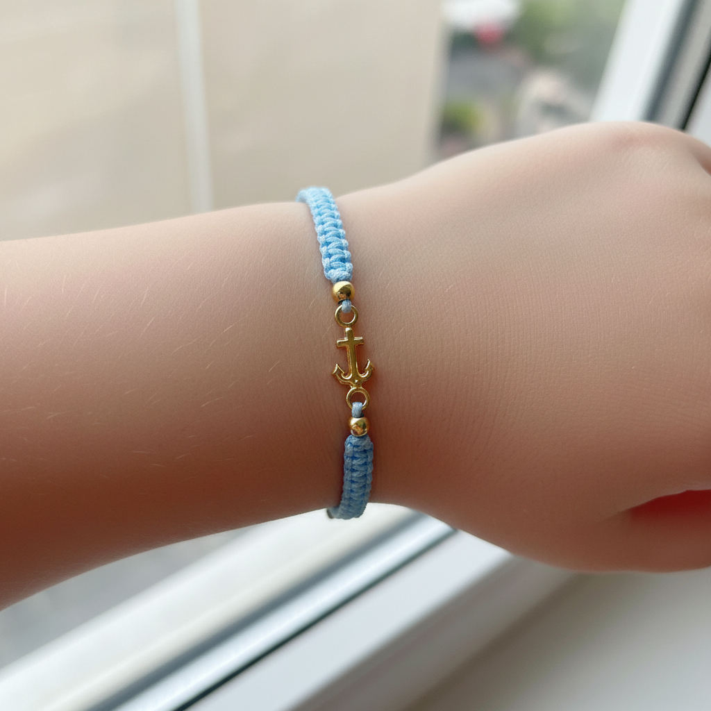 Pulsera niño 4 en mano de niño