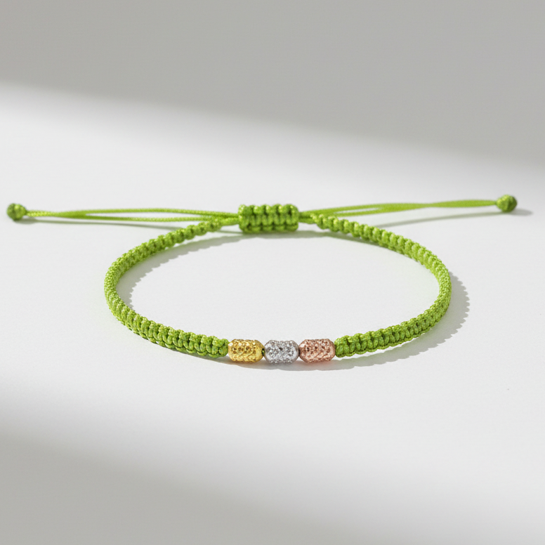 Pulsera tejida atlas - minimalista orden correcto