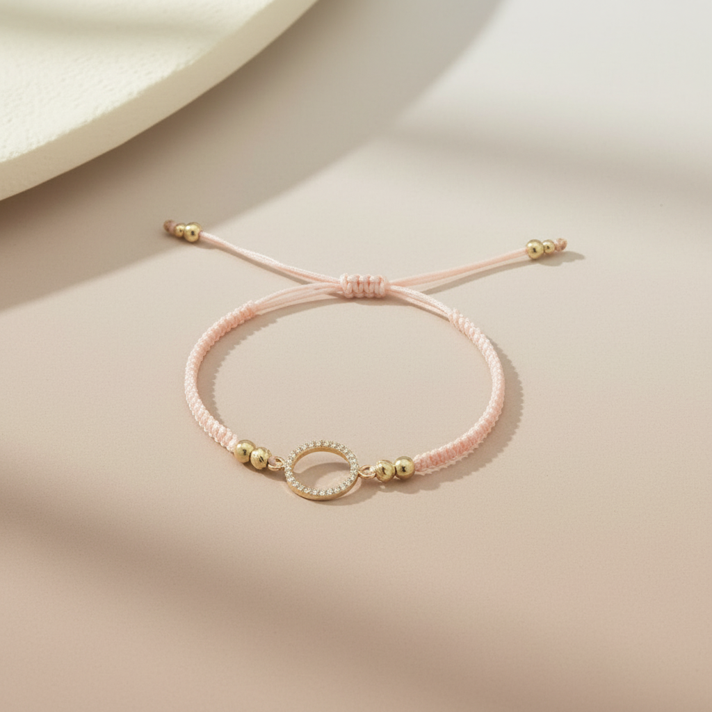 Pulsera Tejida Ciclo minimalista