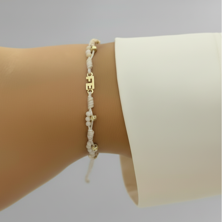 Pulsera Tejida Fe - nueva referencia