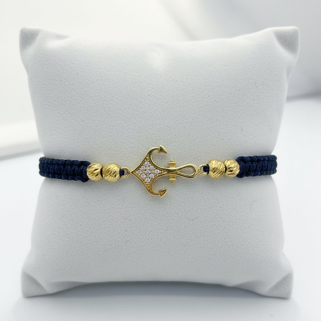 Pulsera tejida noe en almohadilla