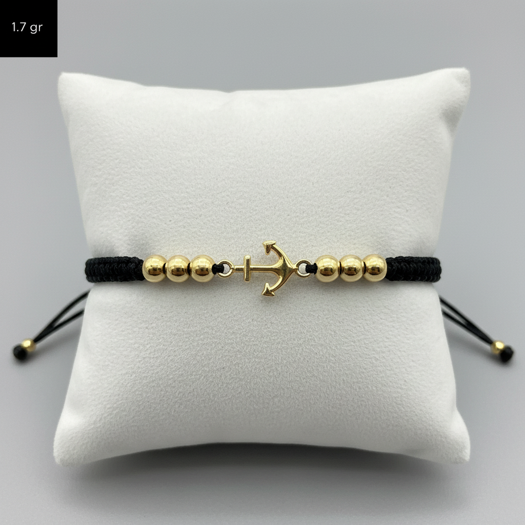 Pulsera tejida resistencia en almohadilla
