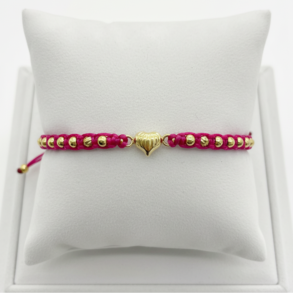 Pulsera tejida roma en almohadilla