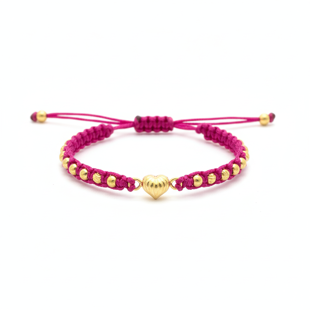 Pulsera tejida roma fondo blanco