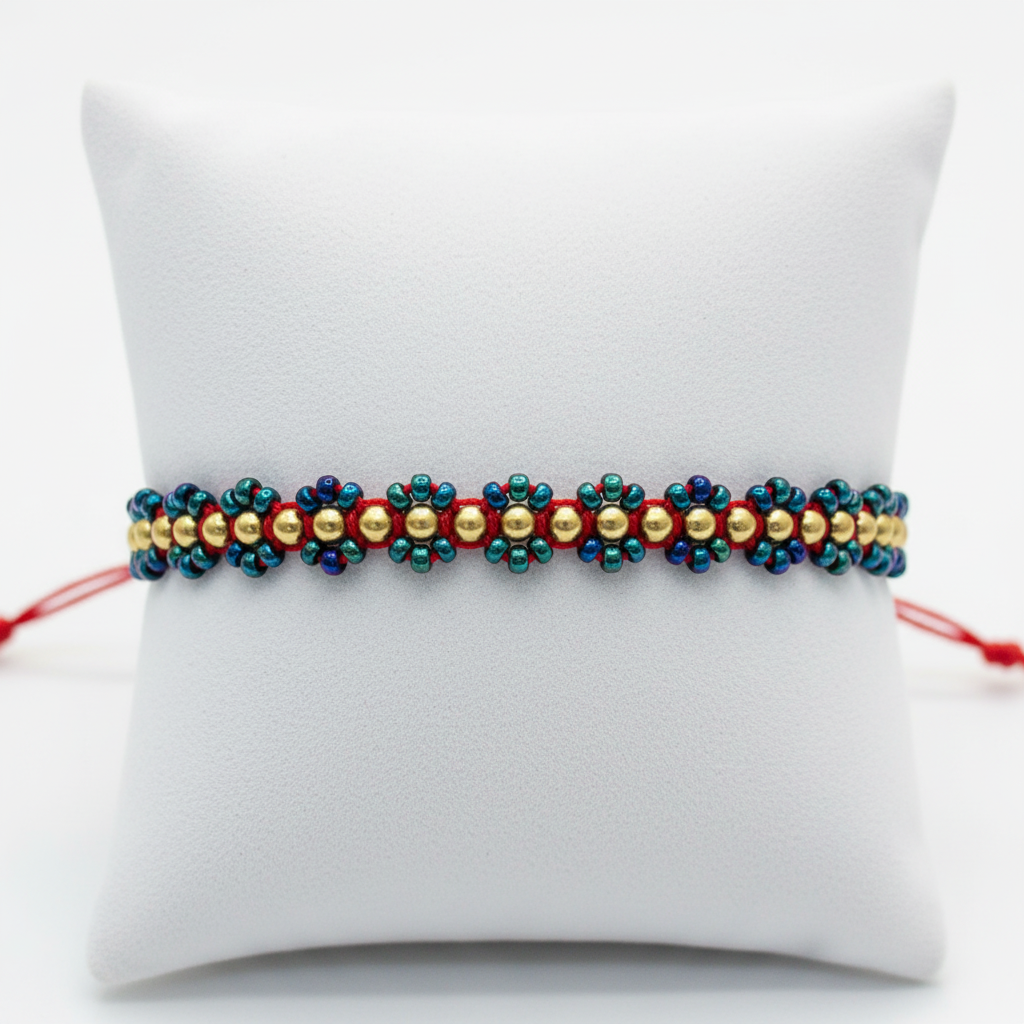 Pulsera tejido altissima en almohadilla