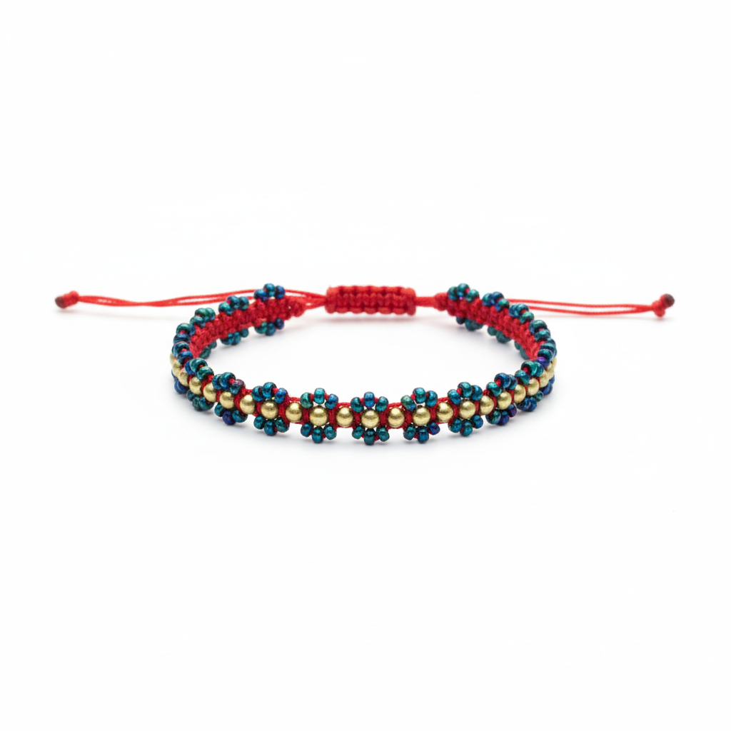 Pulsera tejido altissima fondo blanco