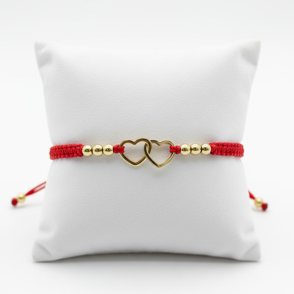 Pulsera tejido duo en almohadilla