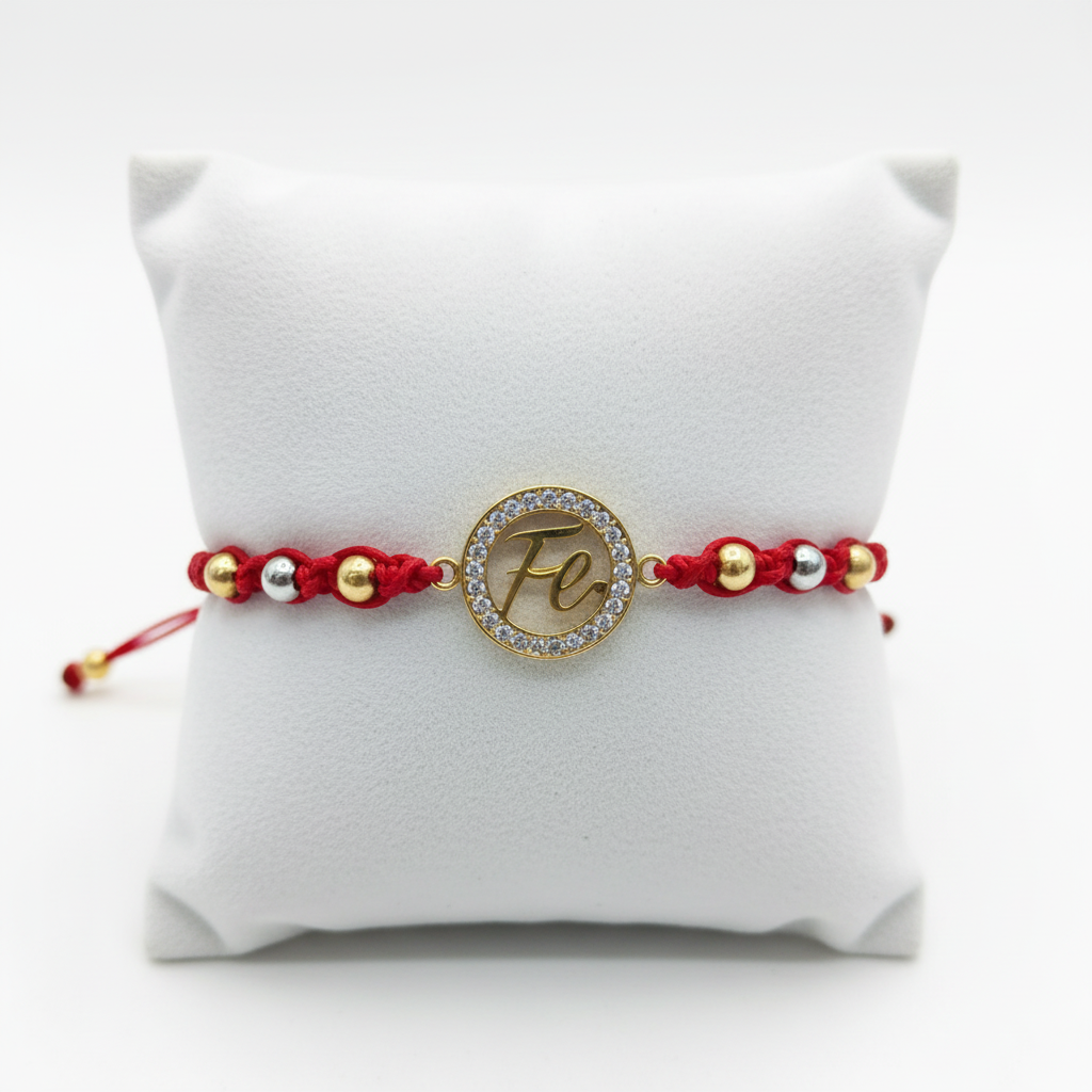 Pulsera tejido esencia en almohadilla