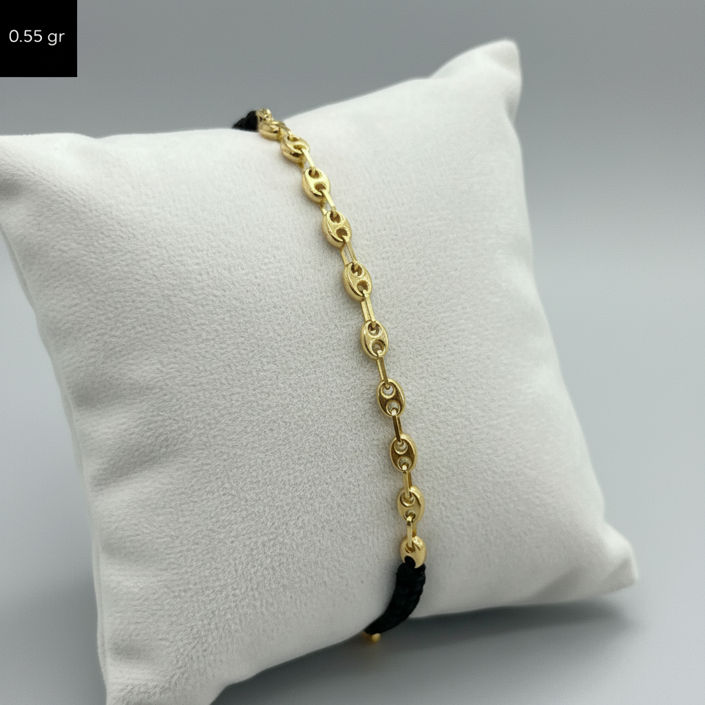 Pulsera tejido gucci en almohadilla