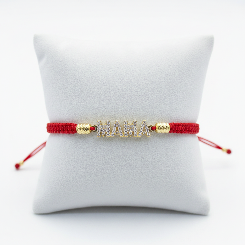 Pulsera tejido mama en almohadilla