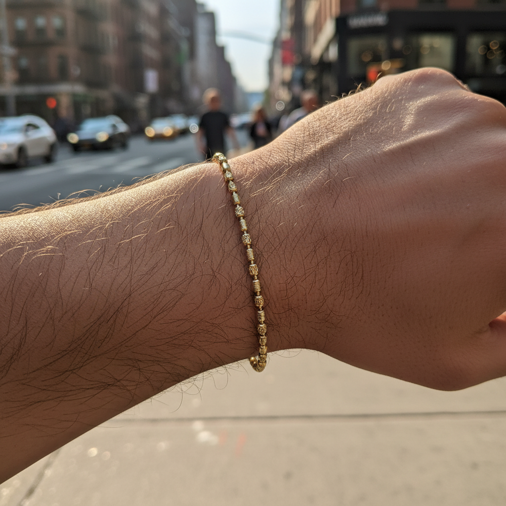 Pulso beads en mano lifestyle