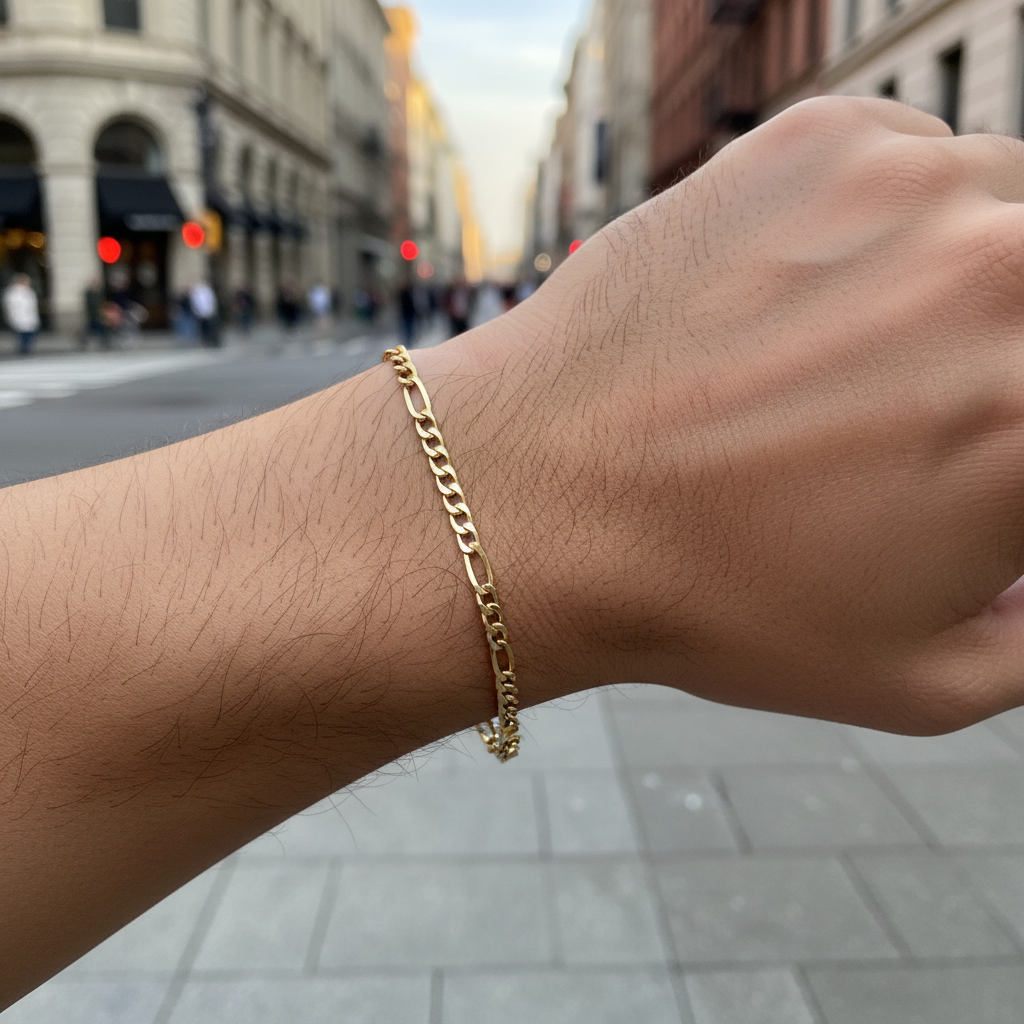 Pulso figaro en mano lifestyle