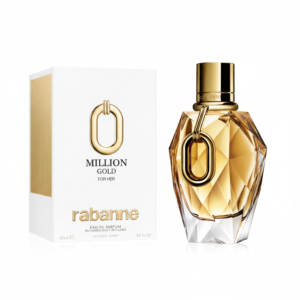 Rabanne Million Gold For Her - Fondo blanco