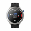 Reebok smartwatch gris azul fondo blanco