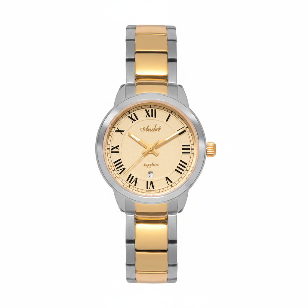 Reloj André Sapphire Bicolor Romano – Producto