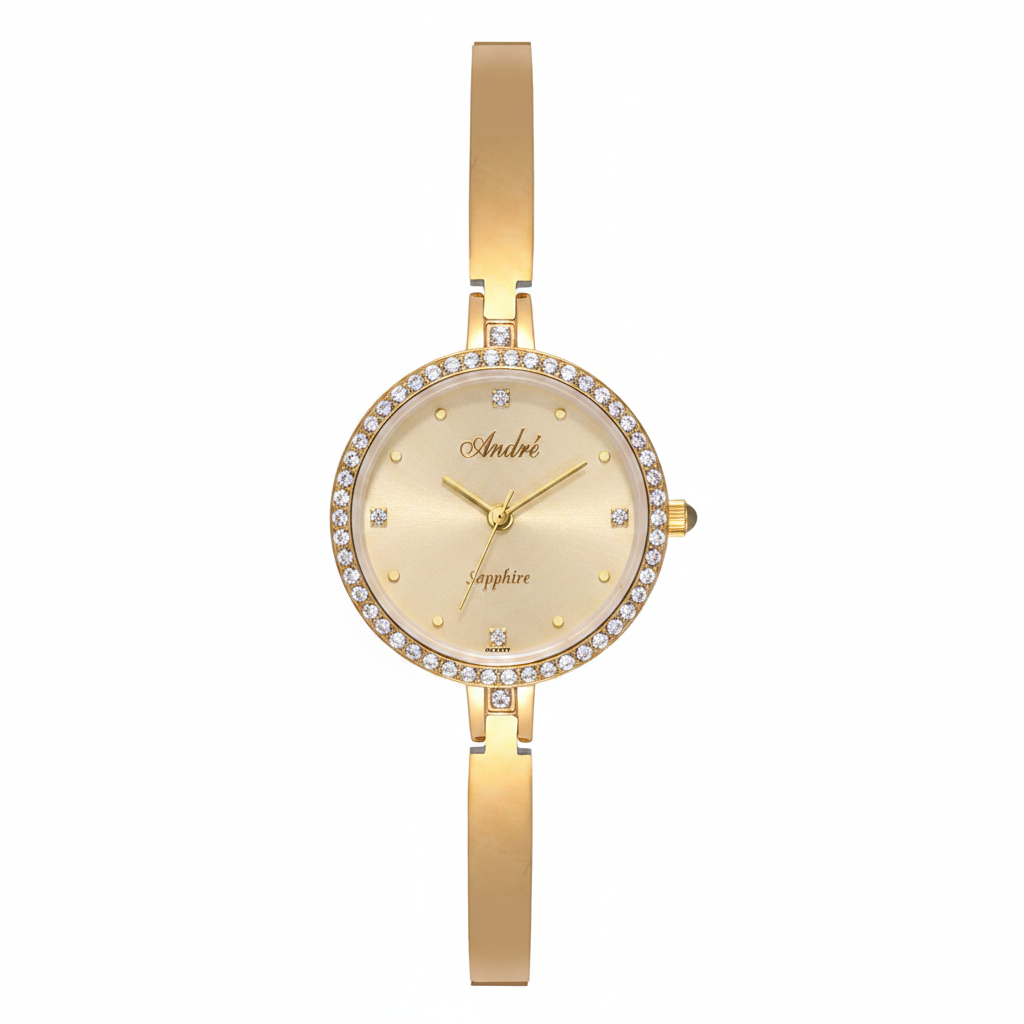 Reloj André Sapphire Dorado – Producto