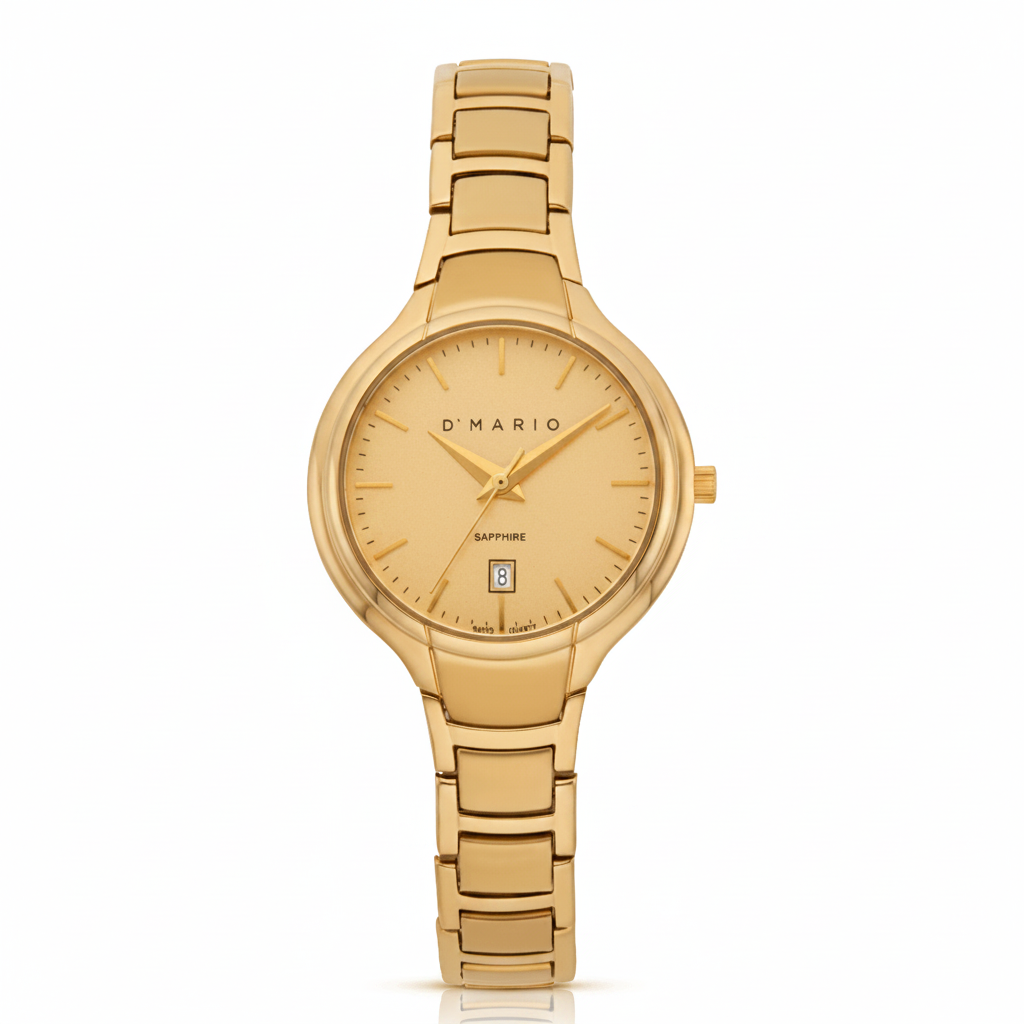 Reloj D'Mario Dorado Champagne – Producto