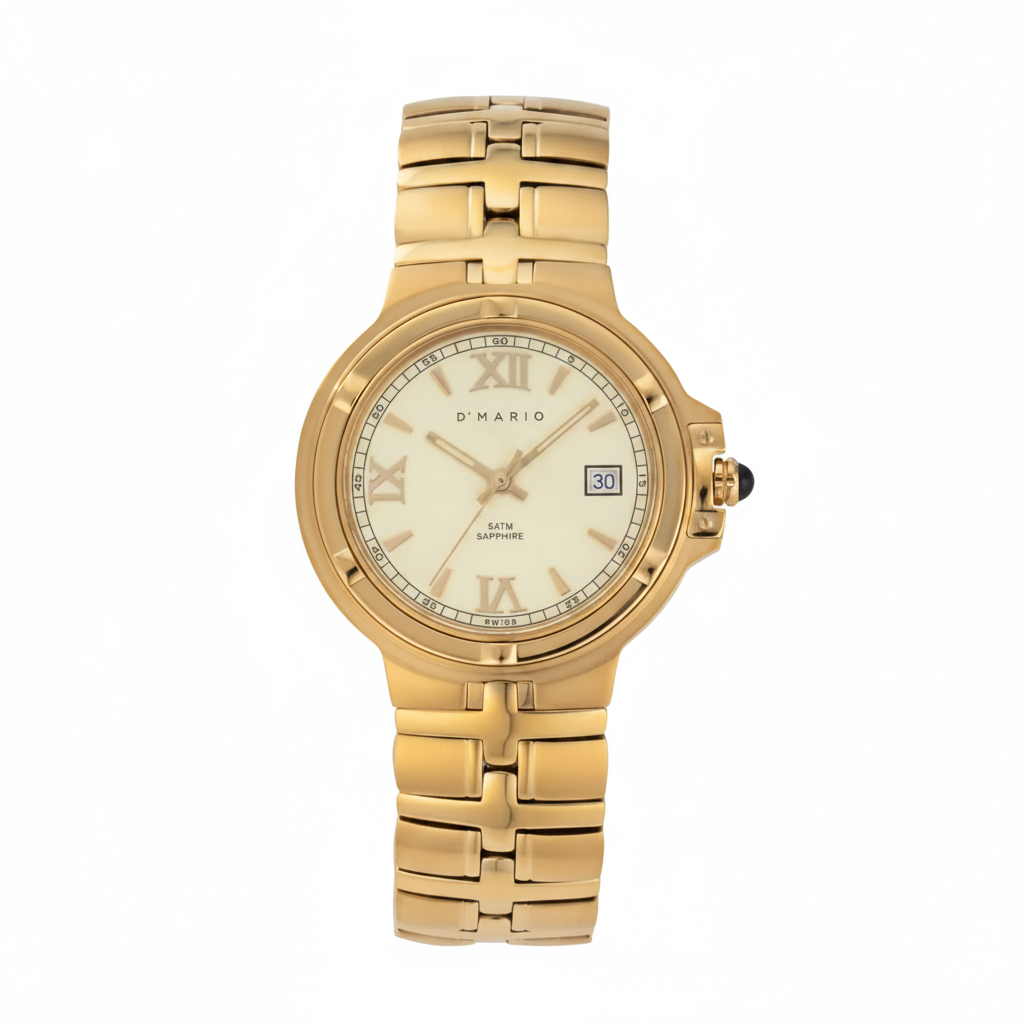 Reloj D'Mario Dorado – Producto