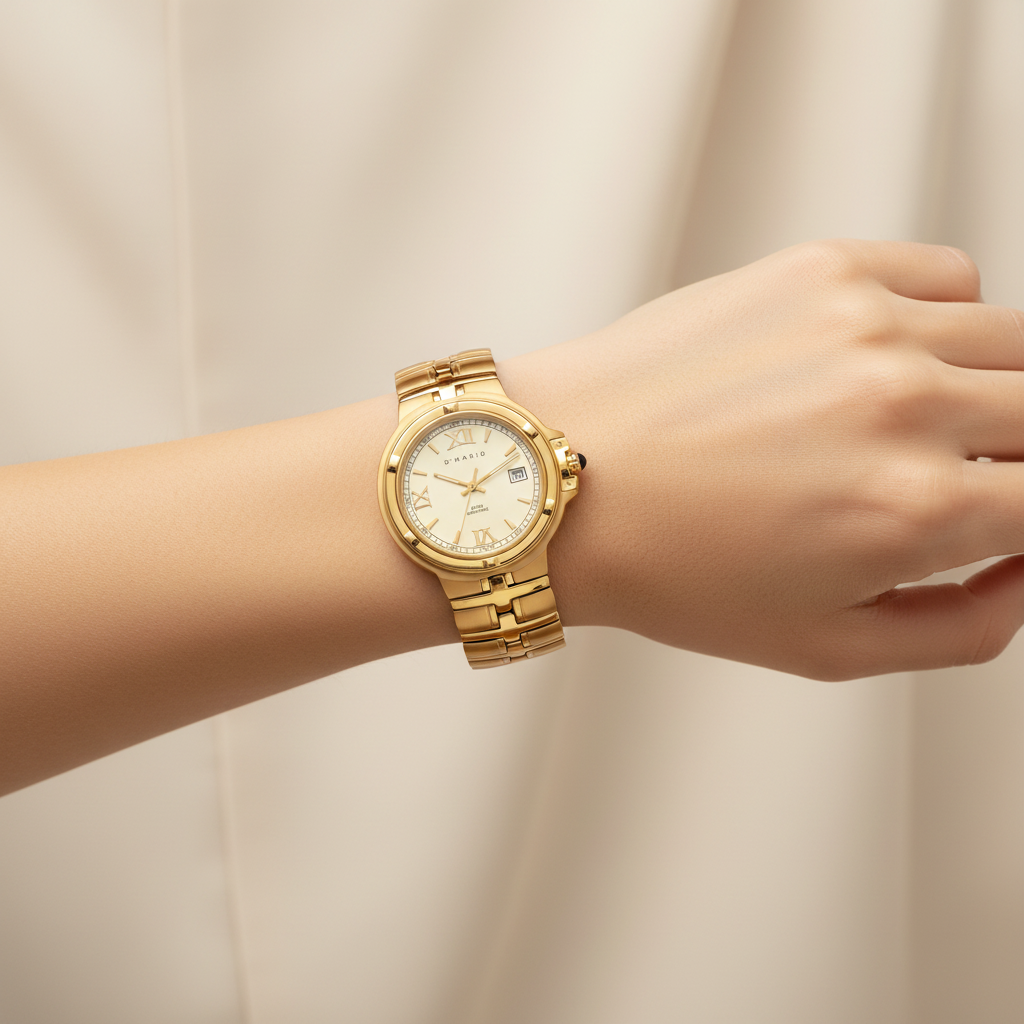 Reloj D'Mario – En mano de mujer