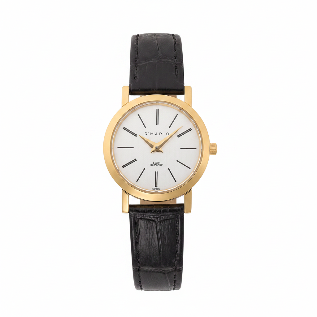Reloj D'Mario – Fondo blanco
