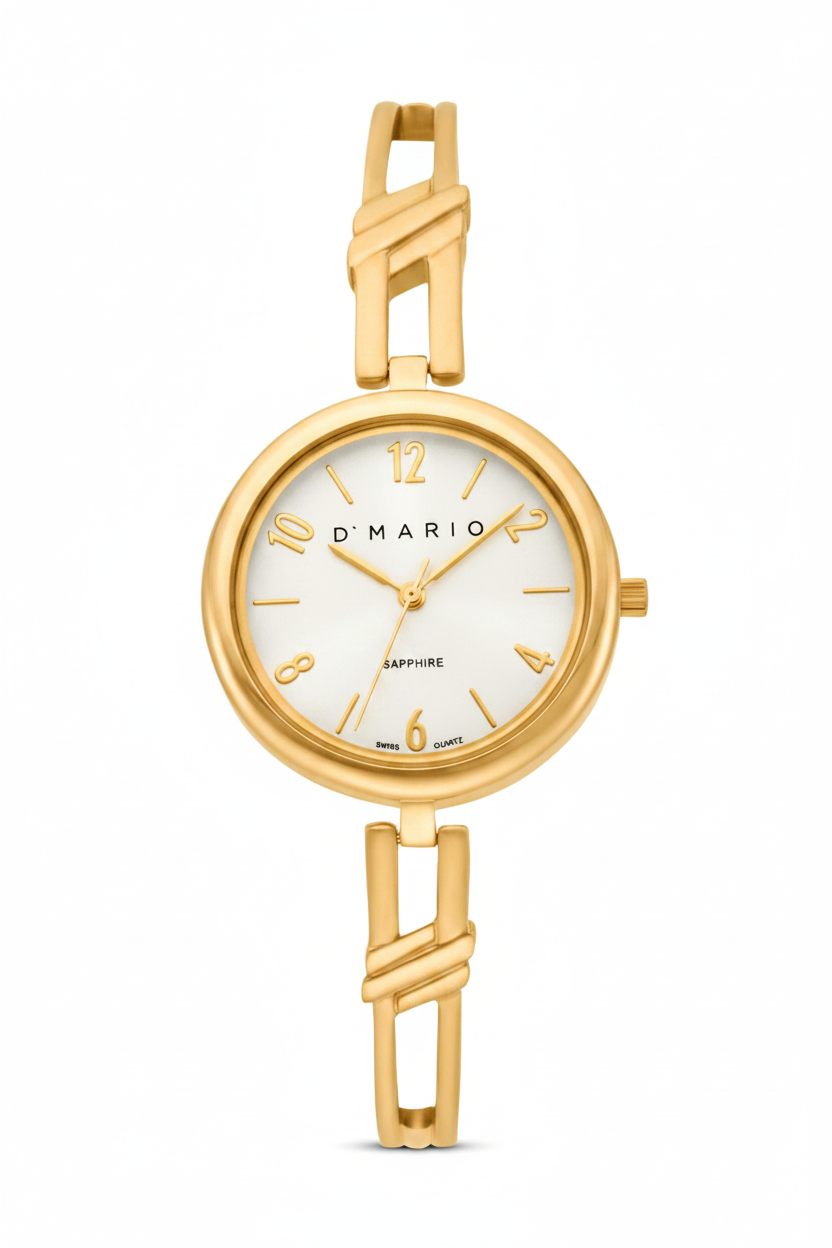 Reloj D'Mario – Todo Dorado