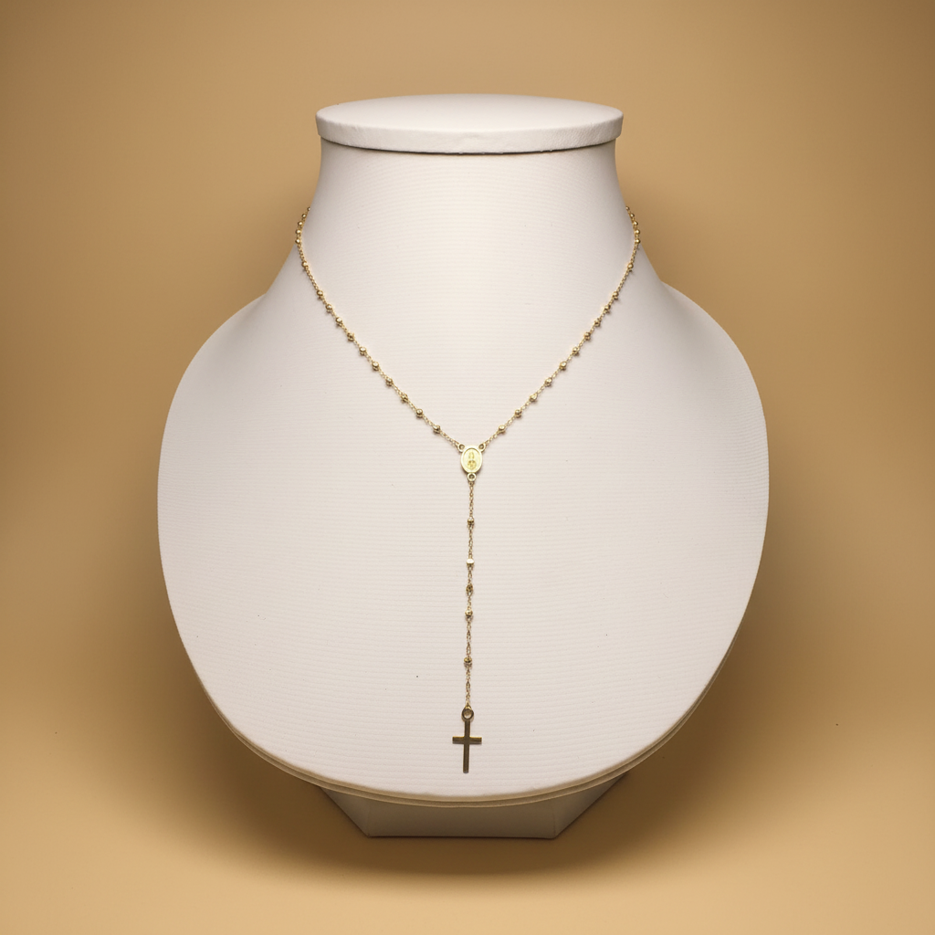 Rosario oro amarillo 18K catálogo premium