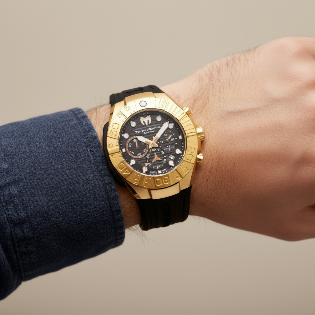 TechnoMarine Black Reef dorado - lifestyle hombre