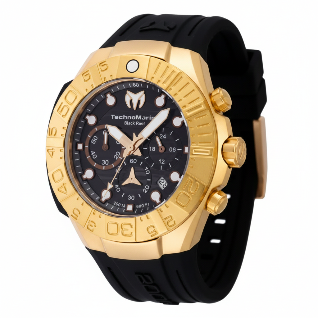 TechnoMarine Black Reef - versión dorada