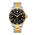 Tissot Seastar bicolor negro fondo blanco