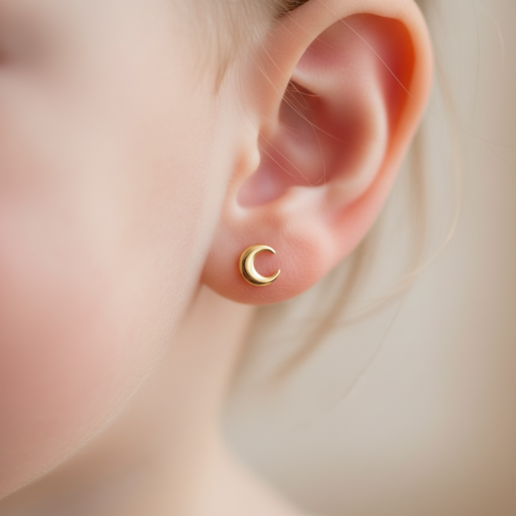 Topito Luna 4mm - En niña