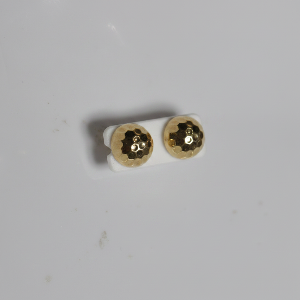 Topitos dorados facetados - foto de producto