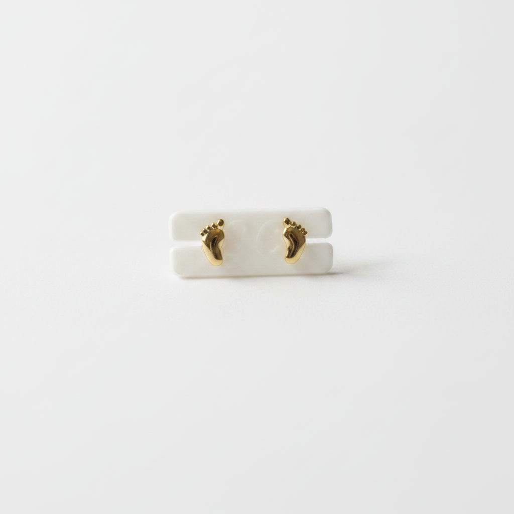 Topitos piececito bebé oro - foto de producto v2