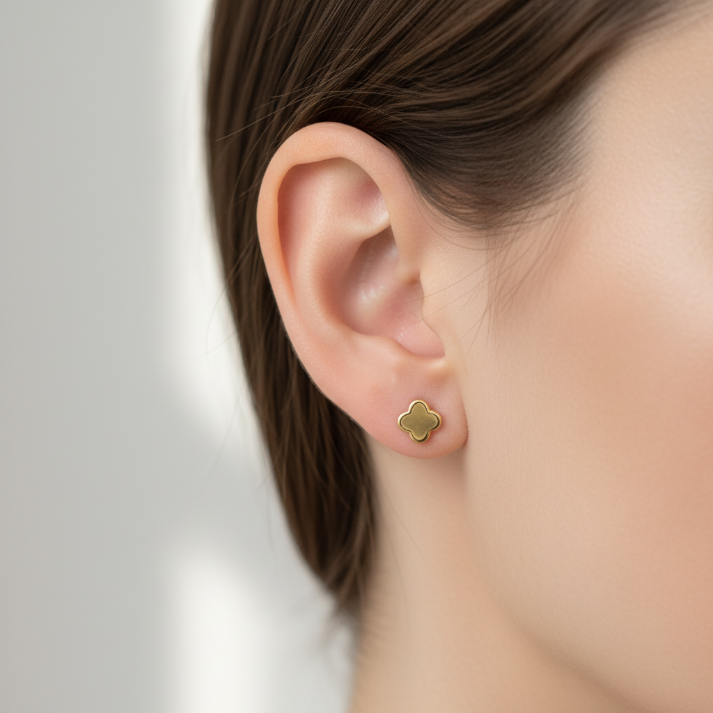 Topo clover en oreja - 7mm