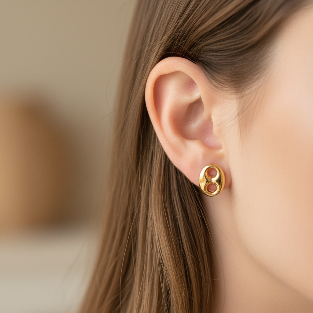 Topo Pig Nose - En oreja de mujer