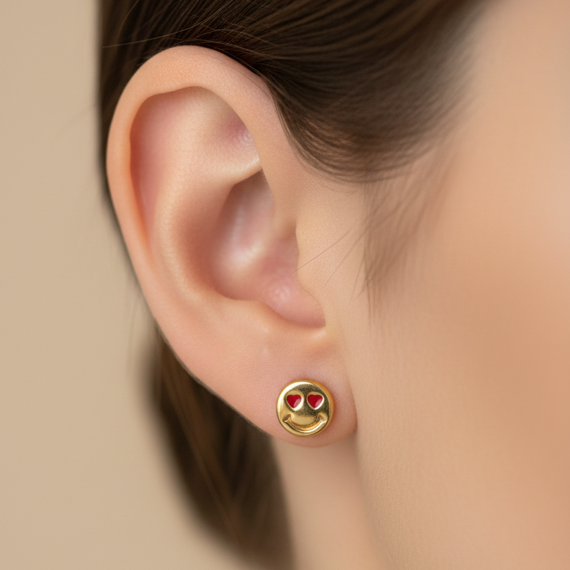 Topos emoji en oro 18K - tamaño miniatura