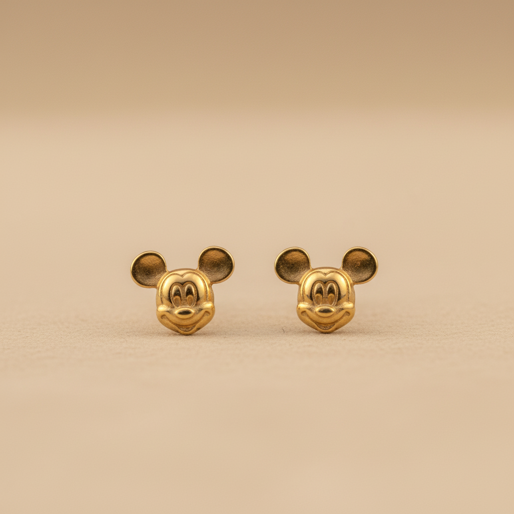 Topos Mickey Mouse en oro 18K