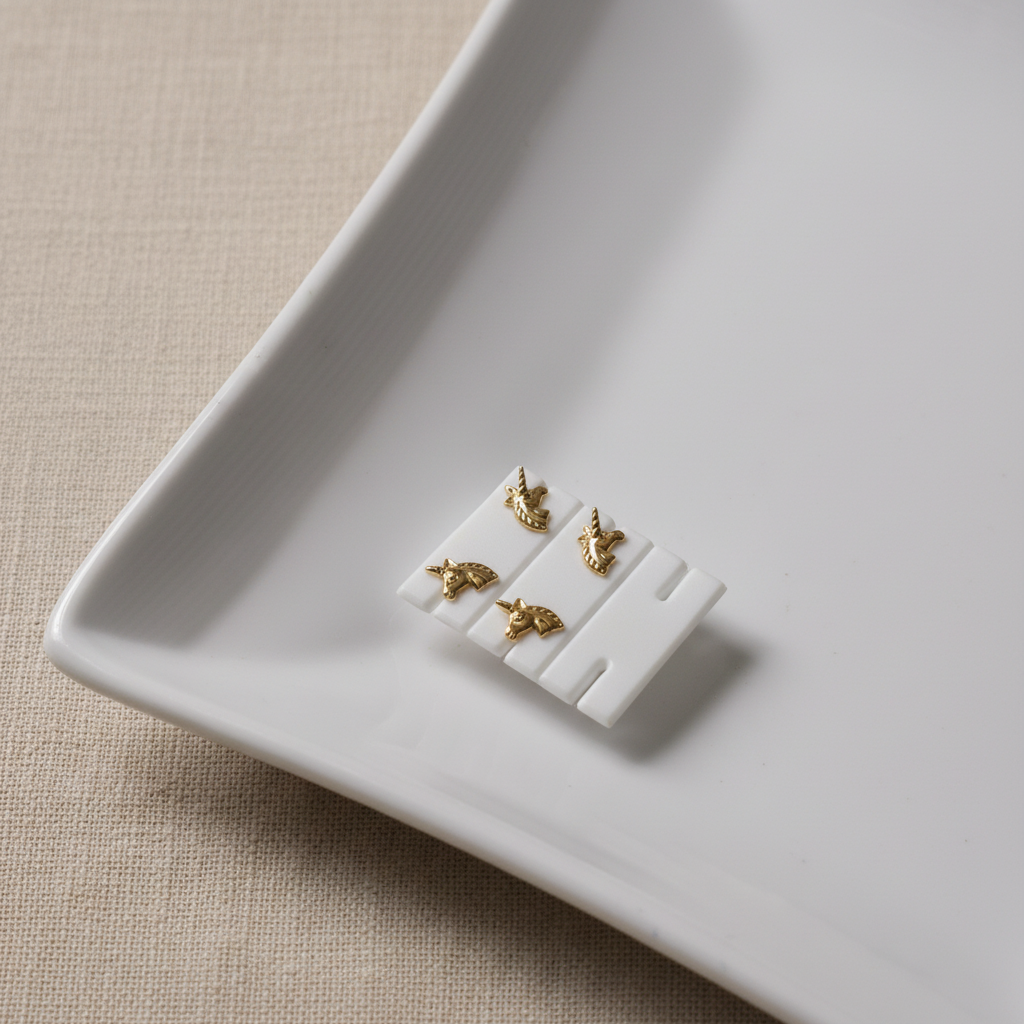 Topos Unicornio - Fondo beige