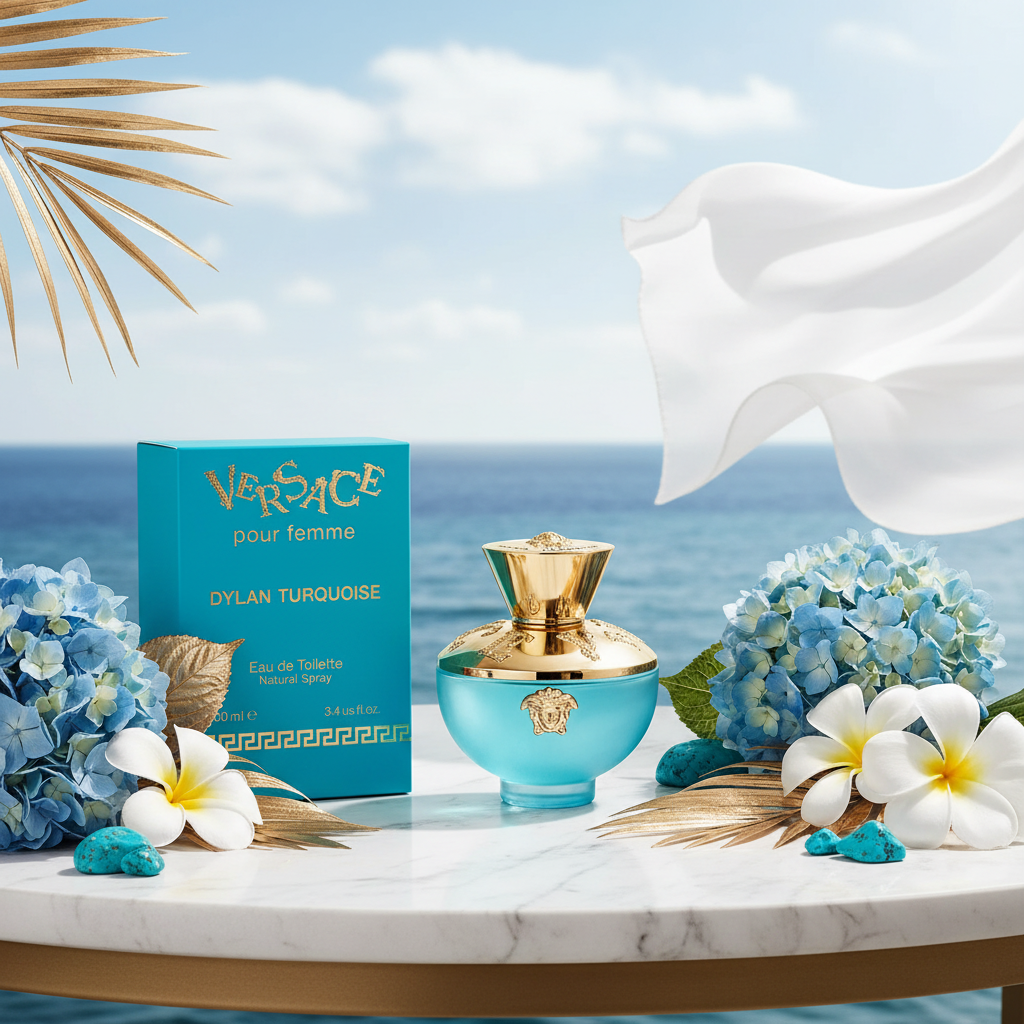 Versace Dylan Turquoise - Lifestyle editorial